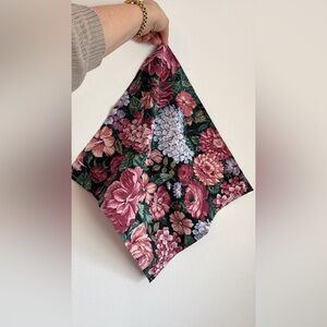 Vintage Floral Multi-Color Cotton Tea Towel set of 10